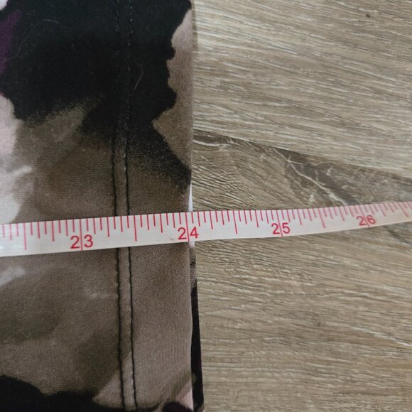 Calvin Klein Beautiful Floral Black Pink Sleeveless Women's Top Size Large - Picture 7 of 7